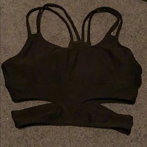 Open side SPORTS BRA
